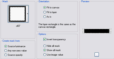 Mask Settings