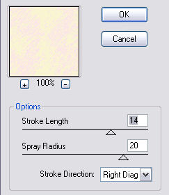 Brushstrokes Settings