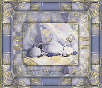 Elegance Frame - Blue Tones