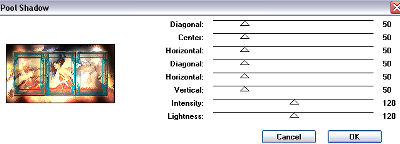 Pool Shadow Settings