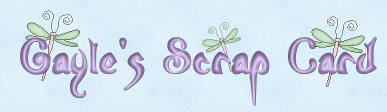 Gayle's Scrap Card Logo