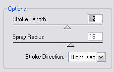 Brushstrokes Settings