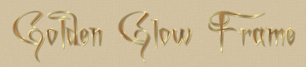 Golden Glow Frame Logo