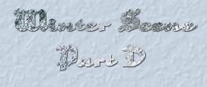 Winter Scene Painting - Part d