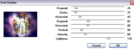 Pool Shadow Settings