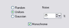 Noise Settings