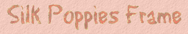 Silk Poppies Frame Logo