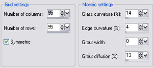 Mosaic Glass Settings