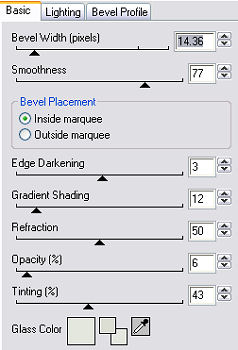 Eye candy-Glass Settings