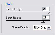 Brushstrokes Settings