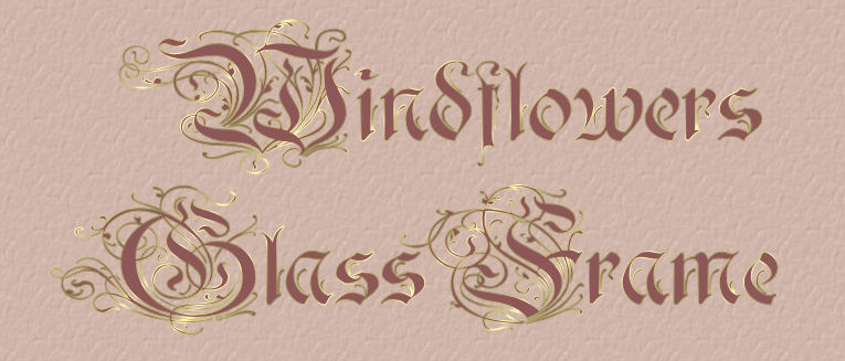 Windflowers Glass Frame Logo