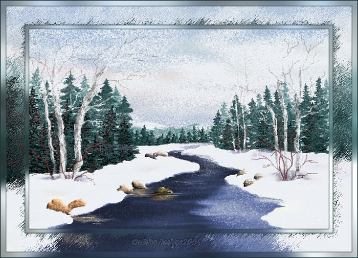 Winter Scene Painting